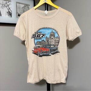Vintage 80s Chevy Club Tee Single Stitch Large